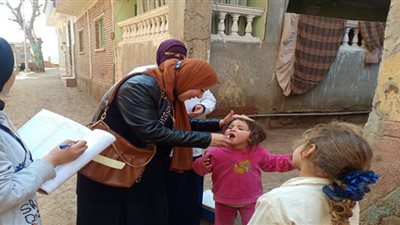 بداية قوية.. تطعيم 386 ألف طفل ضد شلل الأطفال في المنوفية