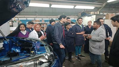 زيارات علمية وتدريبية لطلاب برنامج تكنولوجيا الأوتوترونكس بجامعة الدلتا التكنولوجية