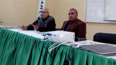 مؤتمر جماهيري استعدادا لموسم حصاد وتوريد القمح بالفيوم