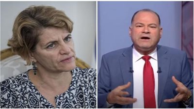 بلاش.. نشأت الديهي يحذر سفيرة إسرائيل بالقاهرة من الحديث عن هذا الموضوع (فيديو)