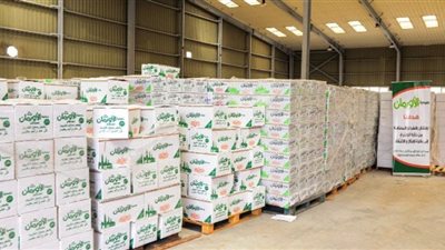 أورمان الشرقية: توزيع 10 آلاف كرتونة مواد غذائية و20 ألف كيلو لحوم