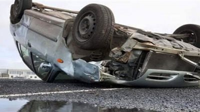إصابة 7 أشخاص في حادث انقلاب سيارة بطوخ