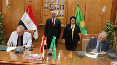 بروتوكول تعاون بين جامعة المنوفية ومؤسسة أخبار اليوم