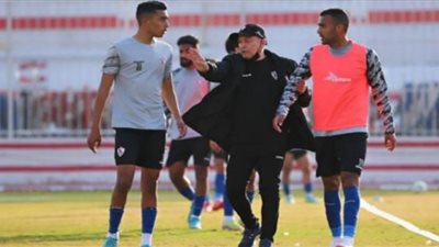 تقسيمة قوية للاعبي الزمالك و