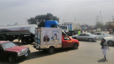 سيولة مرورية على الطريق الزراعى بعد توقف ساعات عدة