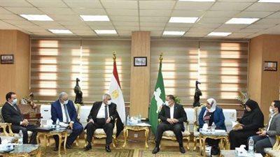 محافظ الشرقية يلتقي رئيس مجلس إدارة الهيئة العامة للتخطيط العمراني
