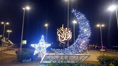 شوارع دمياط تتزين ابتهاجًا بشهر رمضان