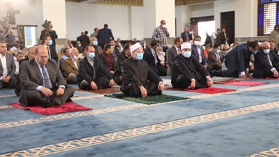افتتاح مسجد السيدة خديجة بنت خويلد بأكتوبر على مساحة ٣ آلاف متر