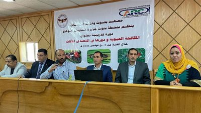 وقاية النباتات ينظم دورة تدريبية عن المكافحة الحيوية للآفات بمحافظة سوهاج