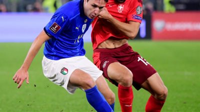 ايطاليا تتعادل مع سويسرا في تصفيات كأس العالم
