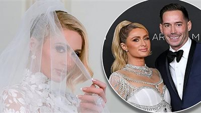 الصور الأولى من حفل زفاف باريس هيلتون