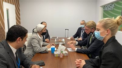 وزيرة البيئة تلتقي نظيرها السويدى للتهنئة باستضافة مصر مؤتمر المناخ Cop27 العام المقبل
