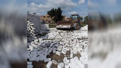 رصد محاولات التعدي بالبناء العشوائي على الأراضى الزراعية بالشرقية