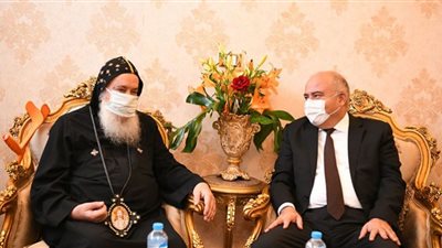 محافظ قنا يشارك أقباط المحافظة الاحتفال بميلاد الشهيد 