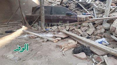 (شاهد) التفاصيل الكاملة لانهيار عقار روض الفرج