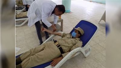 الداخلية تنظم حملة للتبرع بالدم بمديرية أمن سوهاج