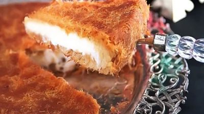 لعشاق الحلويات في رمضان.. طريقة عمل كنافة بالمهلبية