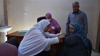 جامعة السادات تنظم قافلة طبية بقرية الحلواصى