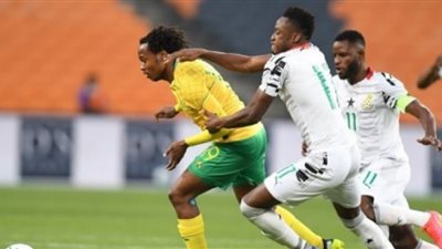 بمشاركة بيرسي تاو.. جنوب افريقيا تودع تصفيات كأس العالم بالسقوط امام غانا