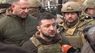 الرئيس الأوكراني: لن نرتاح قبل تحديد المسئولين عن الجرائم في بوتشا