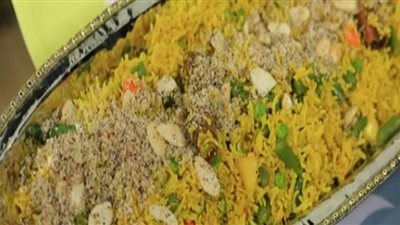 طريقة عمل أرز مبهر بالخضار
