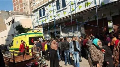 مصرع عامل إثر سقوط ونش رفع مواد بناء فوقه علية بالغربية