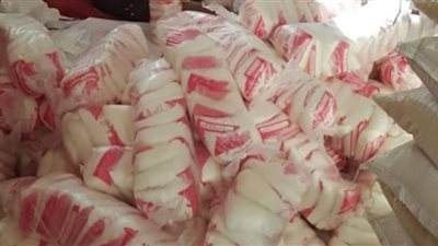 ضبط 10 أطنان سكر مجهولة المصدر بحوزة مالك مخزن بالغربية