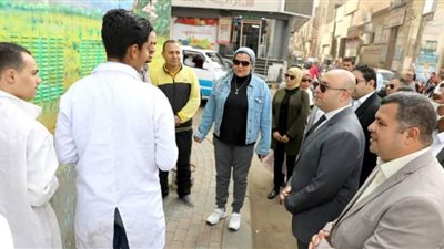 تجميل أكشاك الكهرباء لاستعادة الشكل الحضاري للمدن والميادين ببني سويف