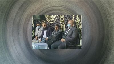 محافظ بني سويف يؤدي واجب العزاء في وفاة الشهيد مُجنًد أحمد رجب بكري