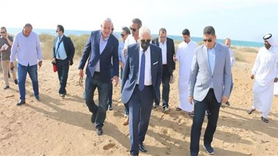 محافظ جنوب سيناء يواصل جهوده لتنشيط والترويج السياحي لمنطقة حمام موسى بطور سيناء