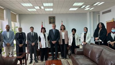 رئيس جهاز التمثيل التجاري يستقبل وفد المستثمرات العرب