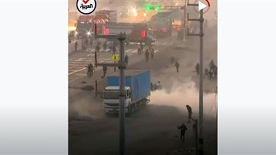 (فيديو) اشتباكات عنيفة وفوضى عارمة في بيرو والسبب حرب أوكرانيا