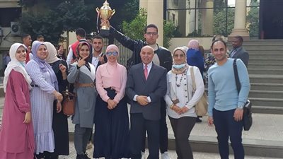 قسم اللغة الفرنسية بآداب المنوفية يفوز بالمركز الأول فى المهرجان السنوى ل AEPF