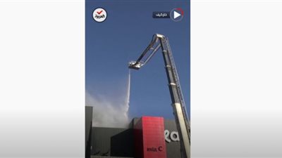 قصف روسي يشعل النيران في مخبز بخاركييف الأوكرانية (شاهد)