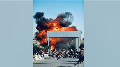 بالصور .. كواليس انفجار لغم داعشى فى اخر يوم تصوير 