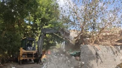 إزالة 580 حالة تعد فى المرحلة الثالثة ببنى سويف