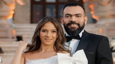 صور حفل زفاف خالد عليش على الإعلامية ميرهان عمرو| 