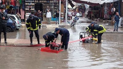 الامطار تكشف عدم جاهزية البنية التحتية بالبحيرة