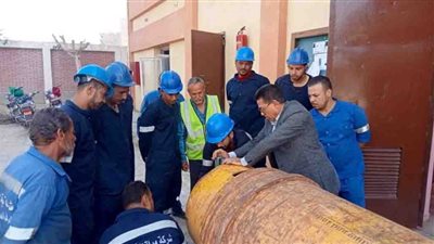 مياه سوهاج تنظم برامج تدريبية لمسئولى السلامة والصحة المهنية للتعامل مع تسرب الكلور