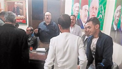 حزب الوفد يصلح بين عائلتين فى شبرا الخيمة