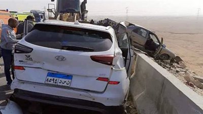 إصابة 6 بينهم طفلة في حادثين منفصلين بالوادي الجديد