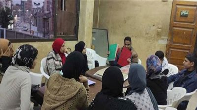 شباب ورياضة الشرقية تنظم ورشة عمل حرفية عن فن 