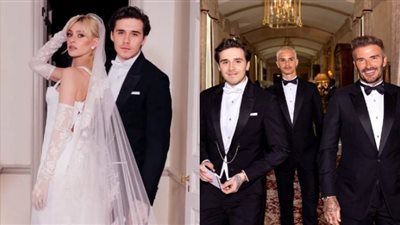 بسبب لقب زوجة ابنه.. خطأ محرج ارتكبه ديفيد بيكهام في حفل زفاف نجله