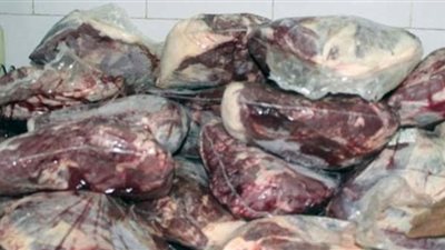 سقوط تاجر بـ 2.5 طن لحوم مجمدة من دون بيانات صلاحية في الجيزة