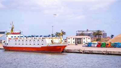 حركة الصادر من البضائع العامة بميناء دمياط تصل 31271