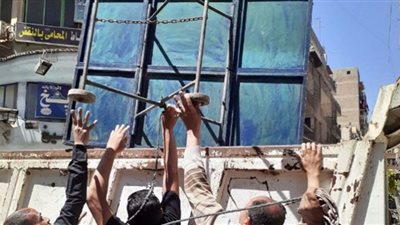 استمرار حملات رفع الإشغالات وإزالة البناء العشوائي بمراكز الشرقة