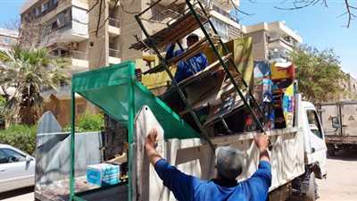 حملات يومية بإحياء المنطقة الجنوبية لرفع كافة المخالفات والإشغالات