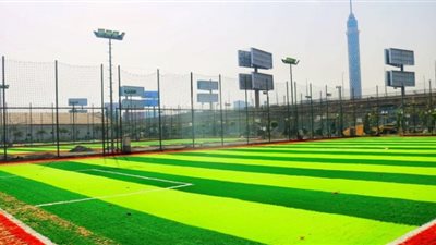 إحلال وتجديد ملاعب الخماسي بمركز التنمية الشبابية بالجزيرة