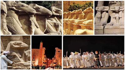 طريق الكباش قبل ساعات من افتتاحه| تفاصيل عودته بعد الاندثار فى عهد حتشبسوت