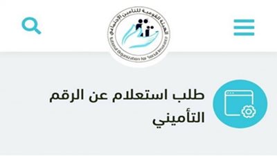 (شرح مبسط).. طريقة معرفة الرقم التأميني بالرقم القومي 2022